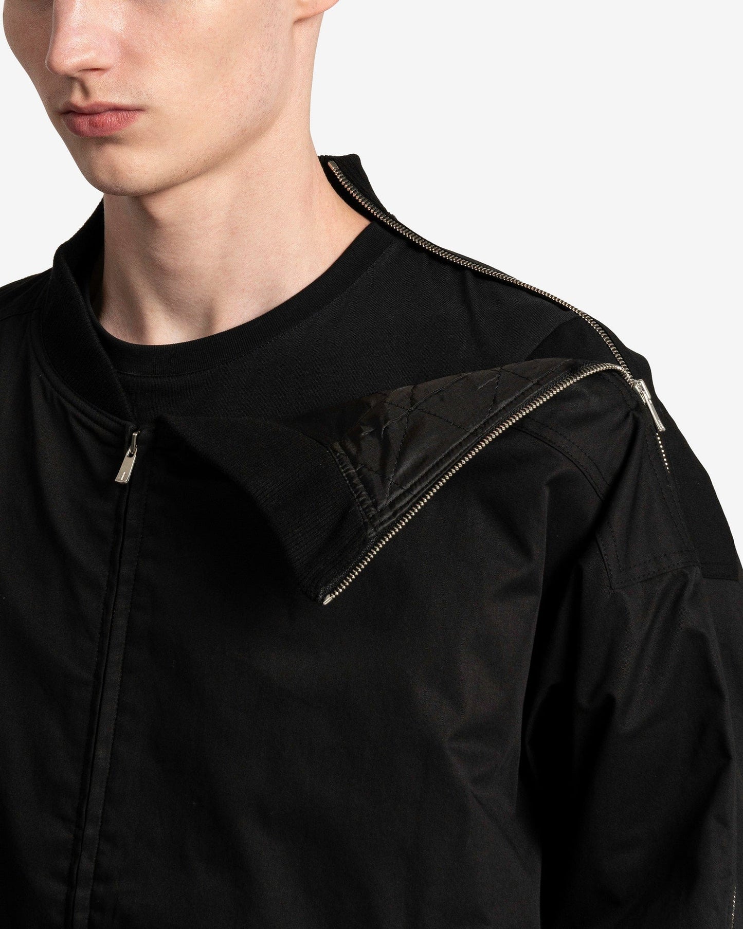 FFFPOSTALSERVICE Men's Jackets Zip MA-1 in Black