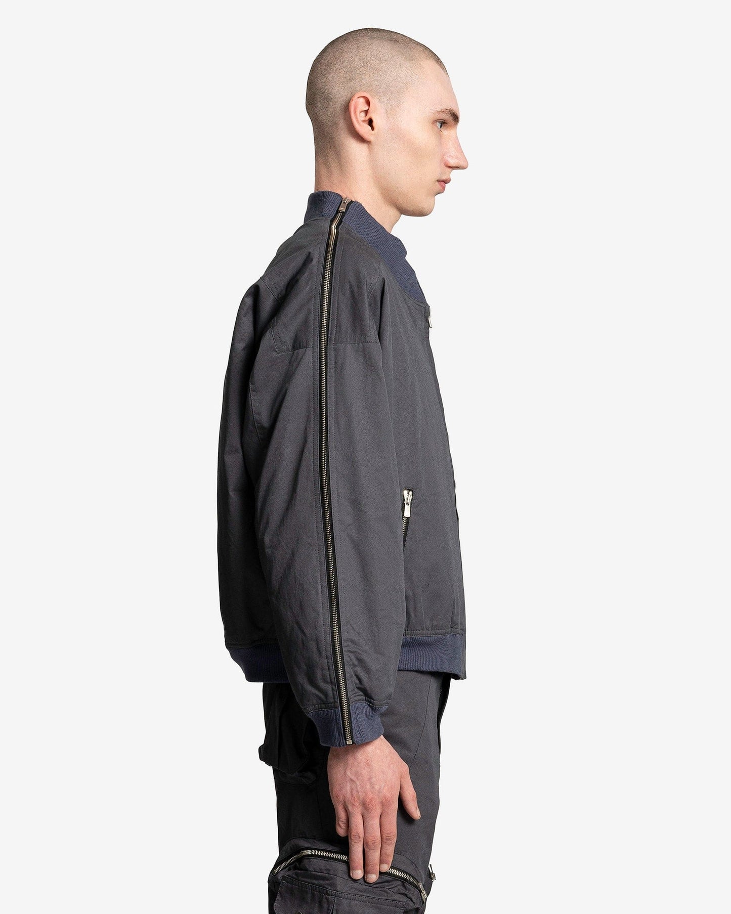 FFFPOSTALSERVICE Men's Jackets Zip MA-1 in Ghost Lilac