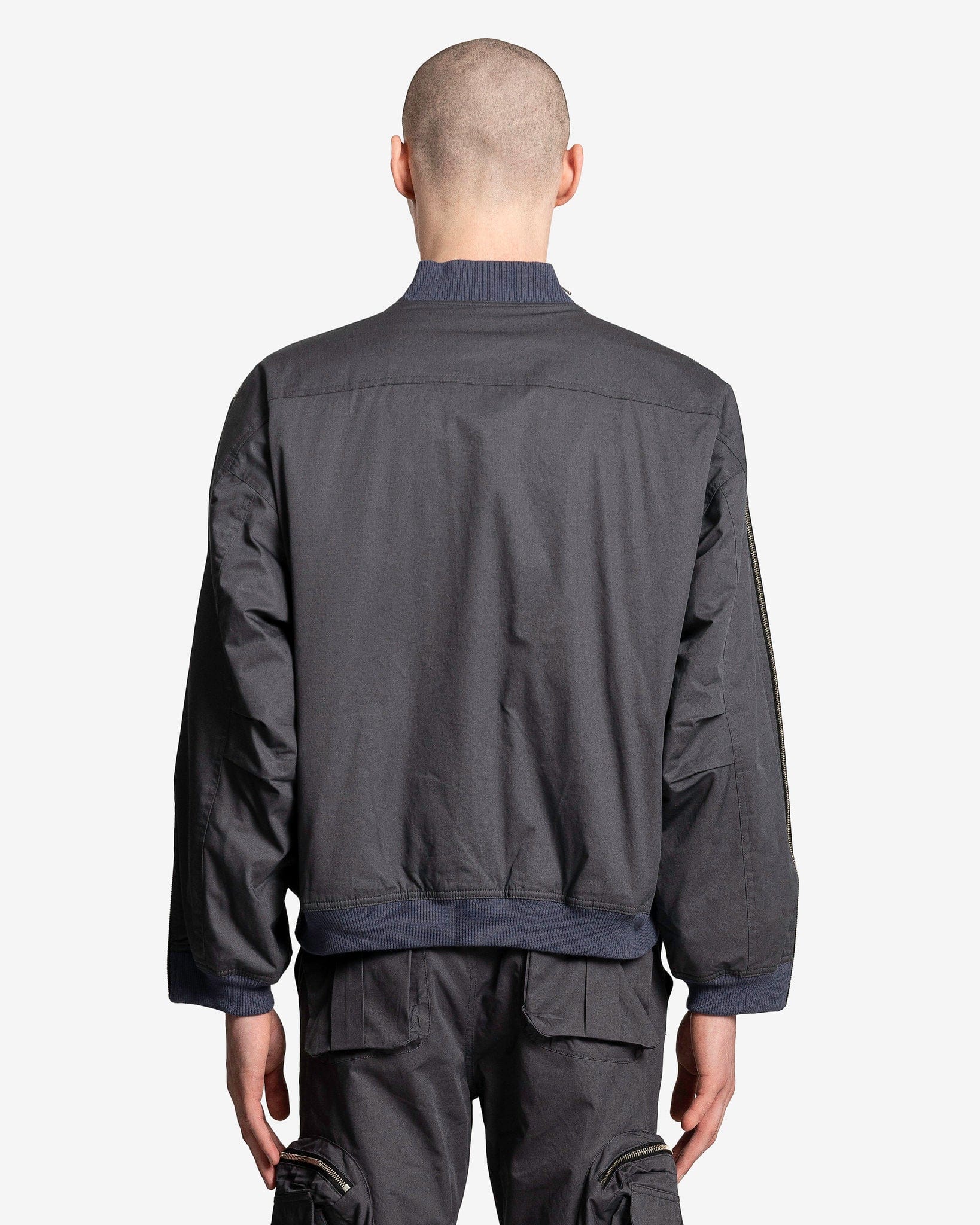 FFFPOSTALSERVICE Men's Jackets Zip MA-1 in Ghost Lilac