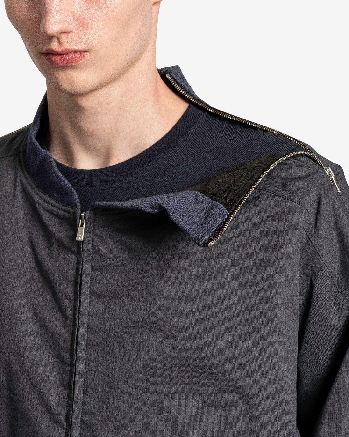 FFFPOSTALSERVICE Men's Jackets Zip MA-1 in Ghost Lilac