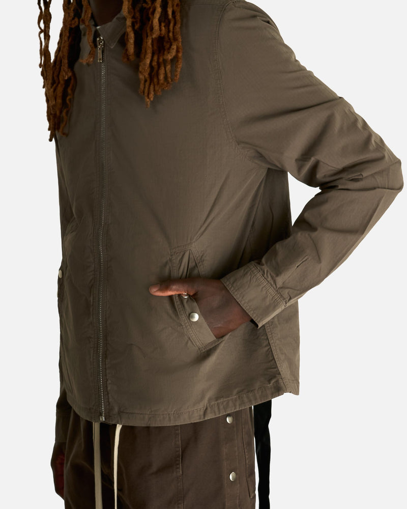 Rick Owens DRKSHDW Men's Jackets Zipfront Jacket in Dust