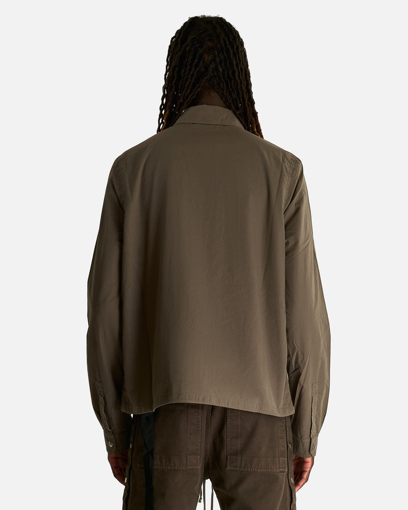 Rick Owens DRKSHDW Men's Jackets Zipfront Jacket in Dust