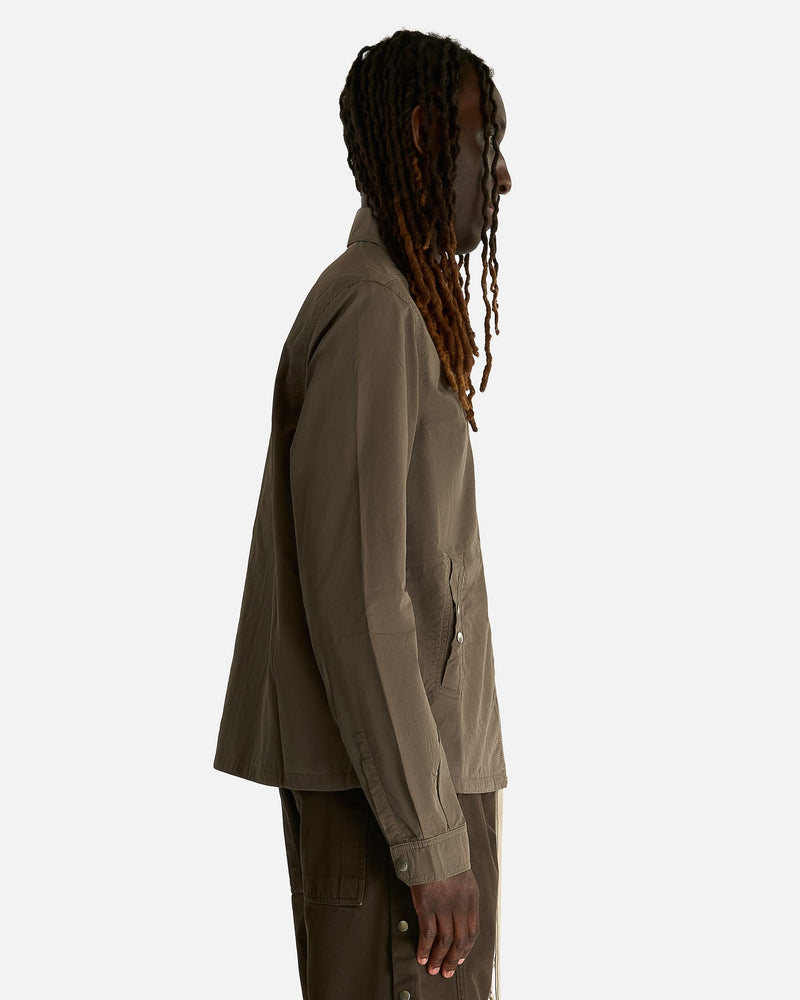 Rick Owens DRKSHDW Men's Jackets Zipfront Jacket in Dust