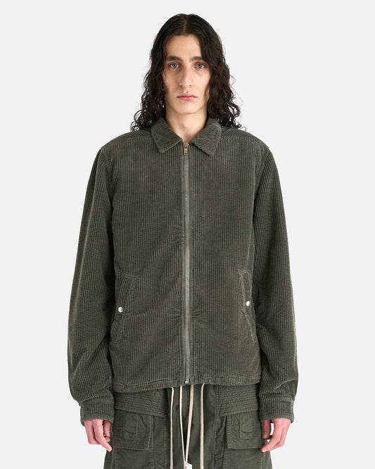 Rick Owens DRKSHDW Men's Jackets Zipfront Jacket in Hustler Blue