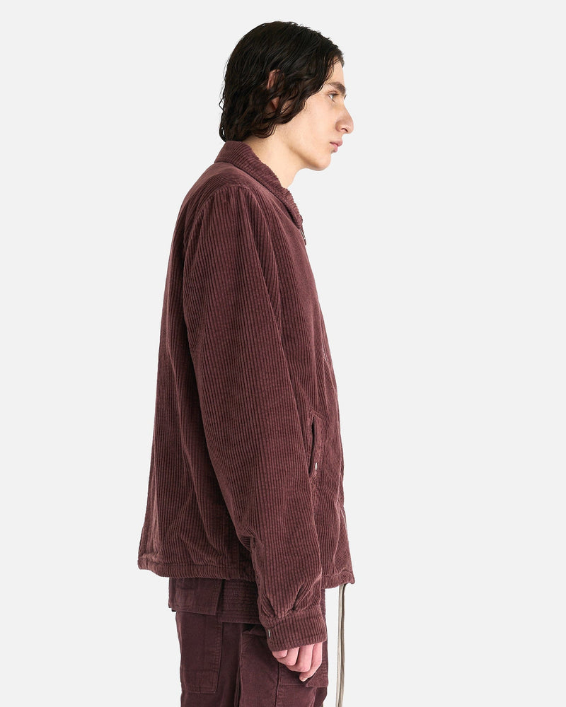 Rick Owens DRKSHDW Men's Jackets Zipfront Jacket in Mauve