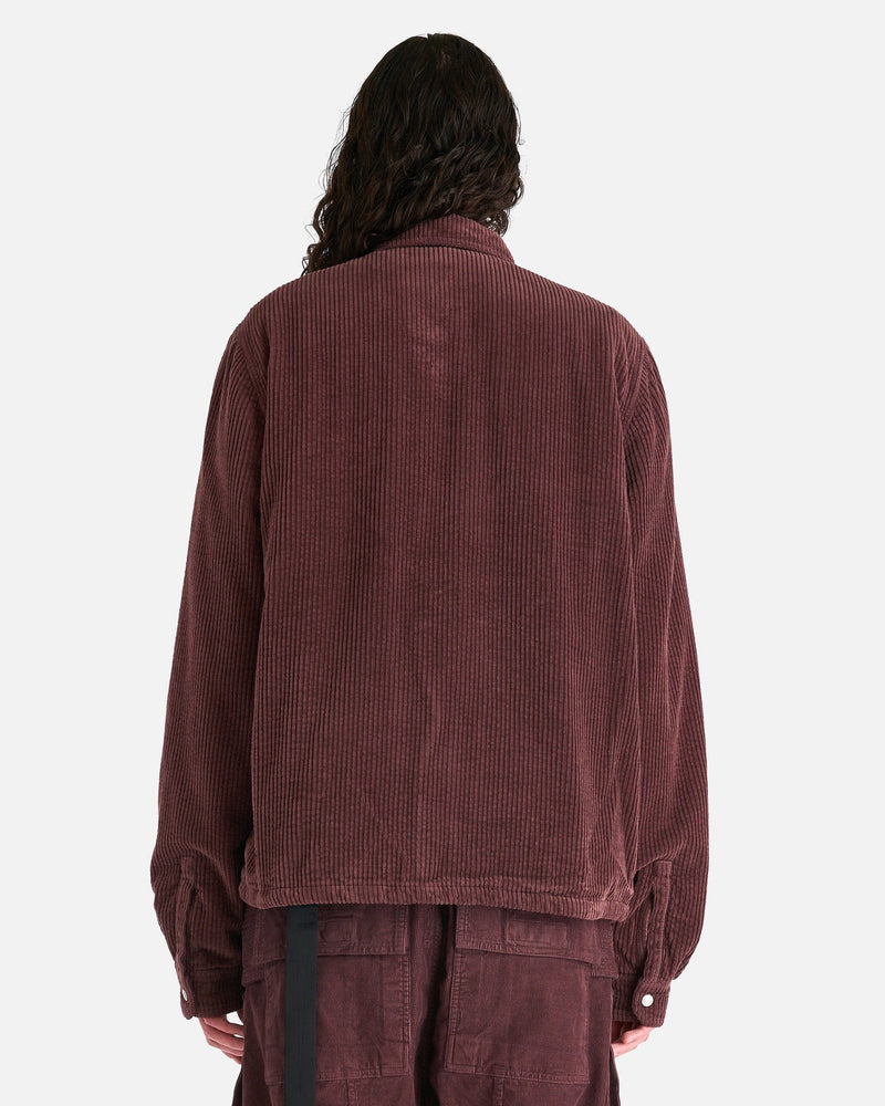 Rick Owens DRKSHDW Men's Jackets Zipfront Jacket in Mauve