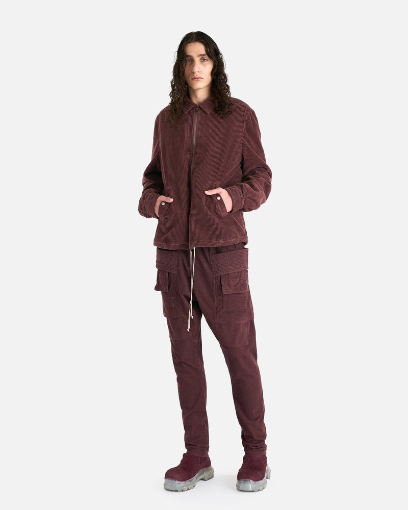 Rick Owens DRKSHDW Men's Jackets Zipfront Jacket in Mauve