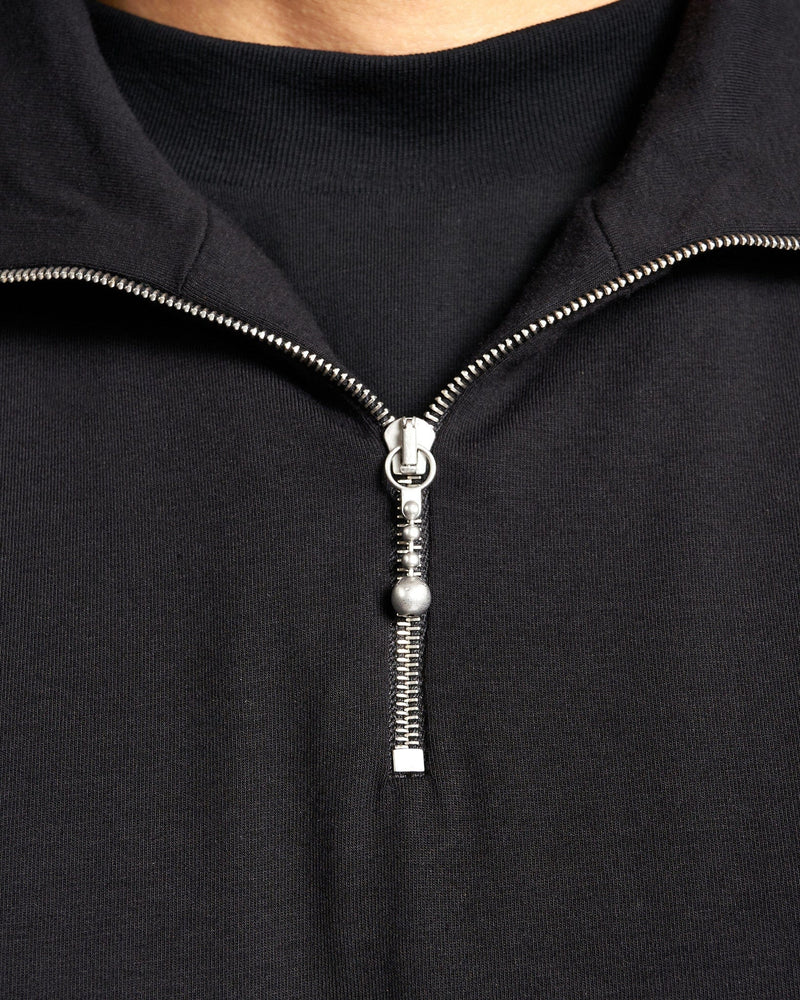 Jil Sander Men's T-Shirts Zipped T-Shirt in Black