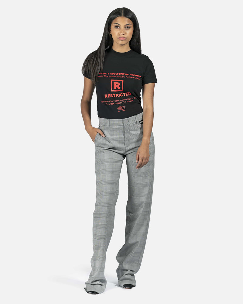 VETEMENTS Women Pants 2.0 Tailored Pants in Wool Check