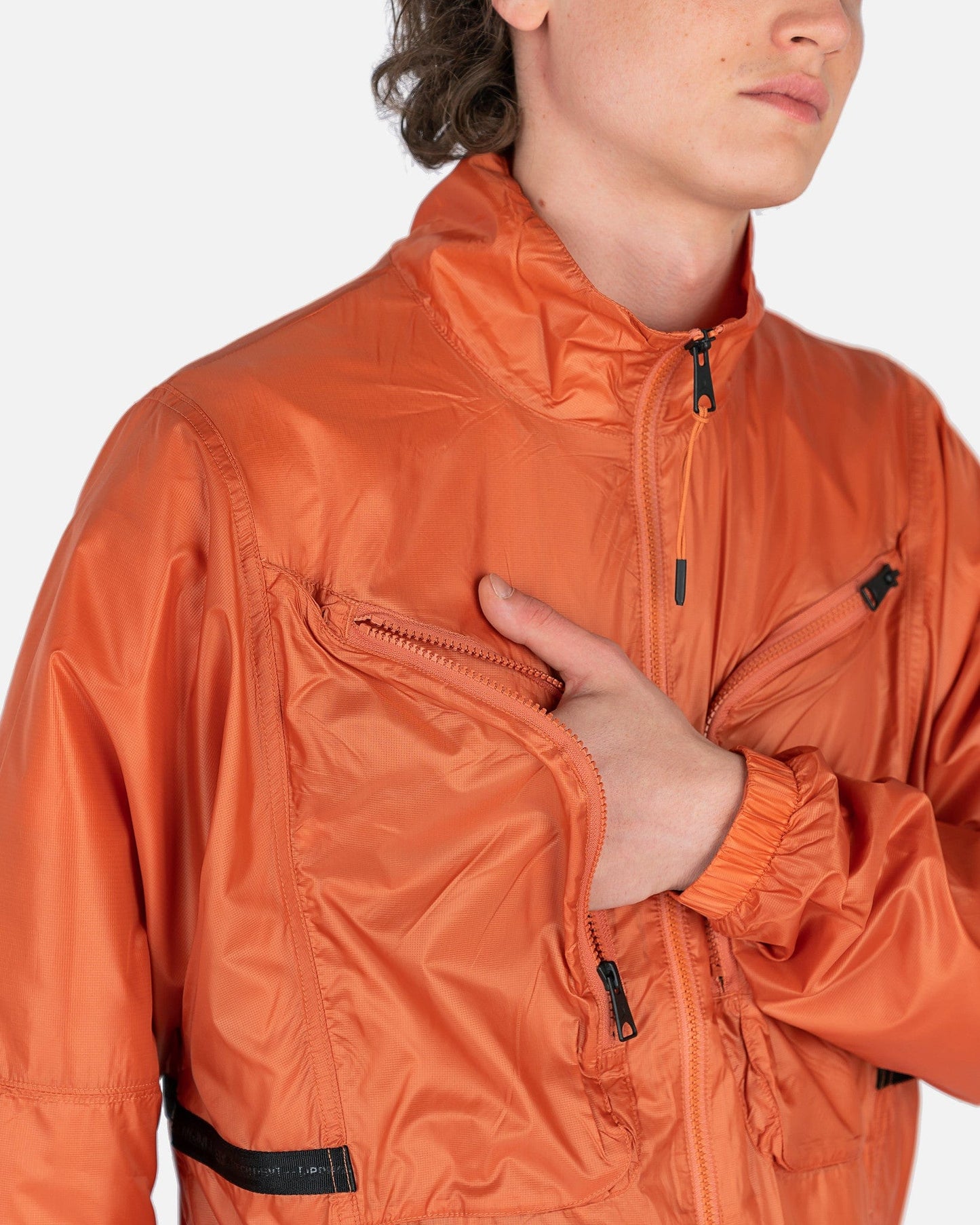 JORDAN Men's Jackets 23 Engineered Track Jacket in Orange