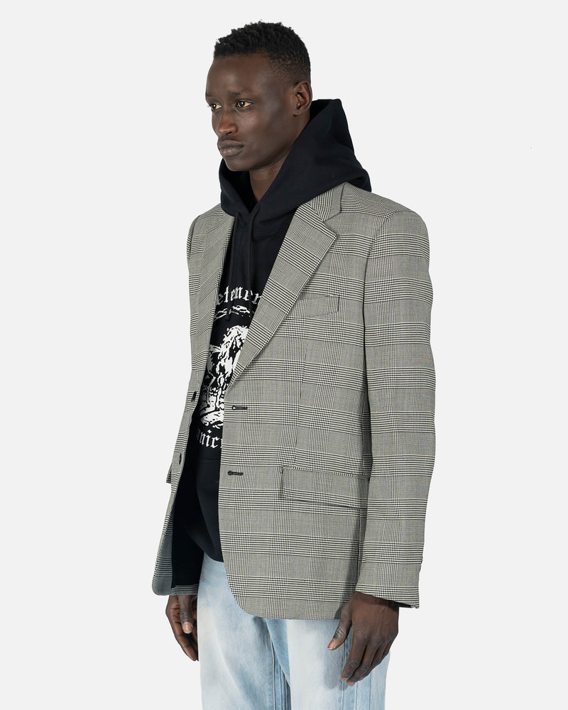 VETEMENTS Men's Jackets 3.0 Tailored Jacket in Grey Check