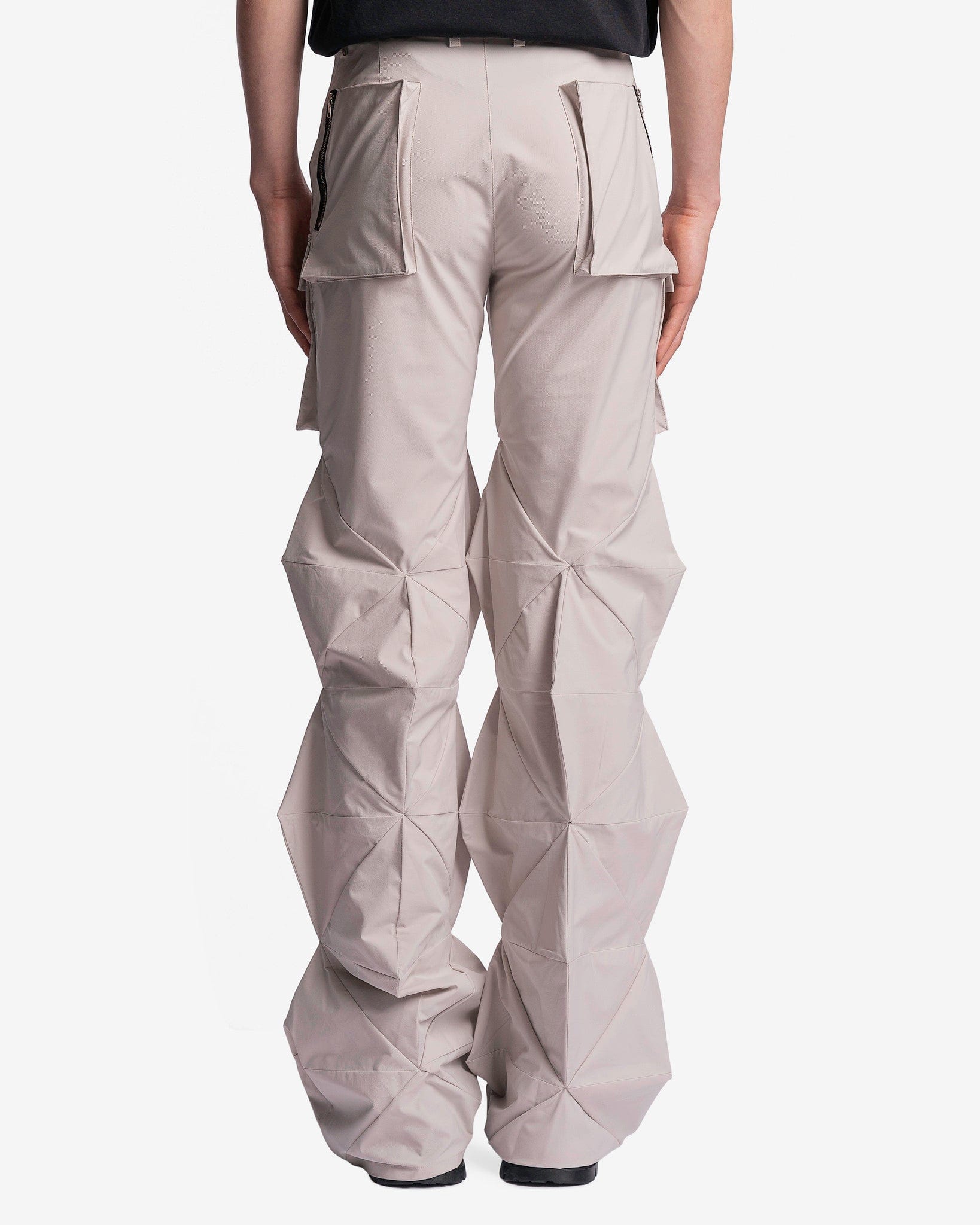 3D Embossed Trousers in Grey – SVRN