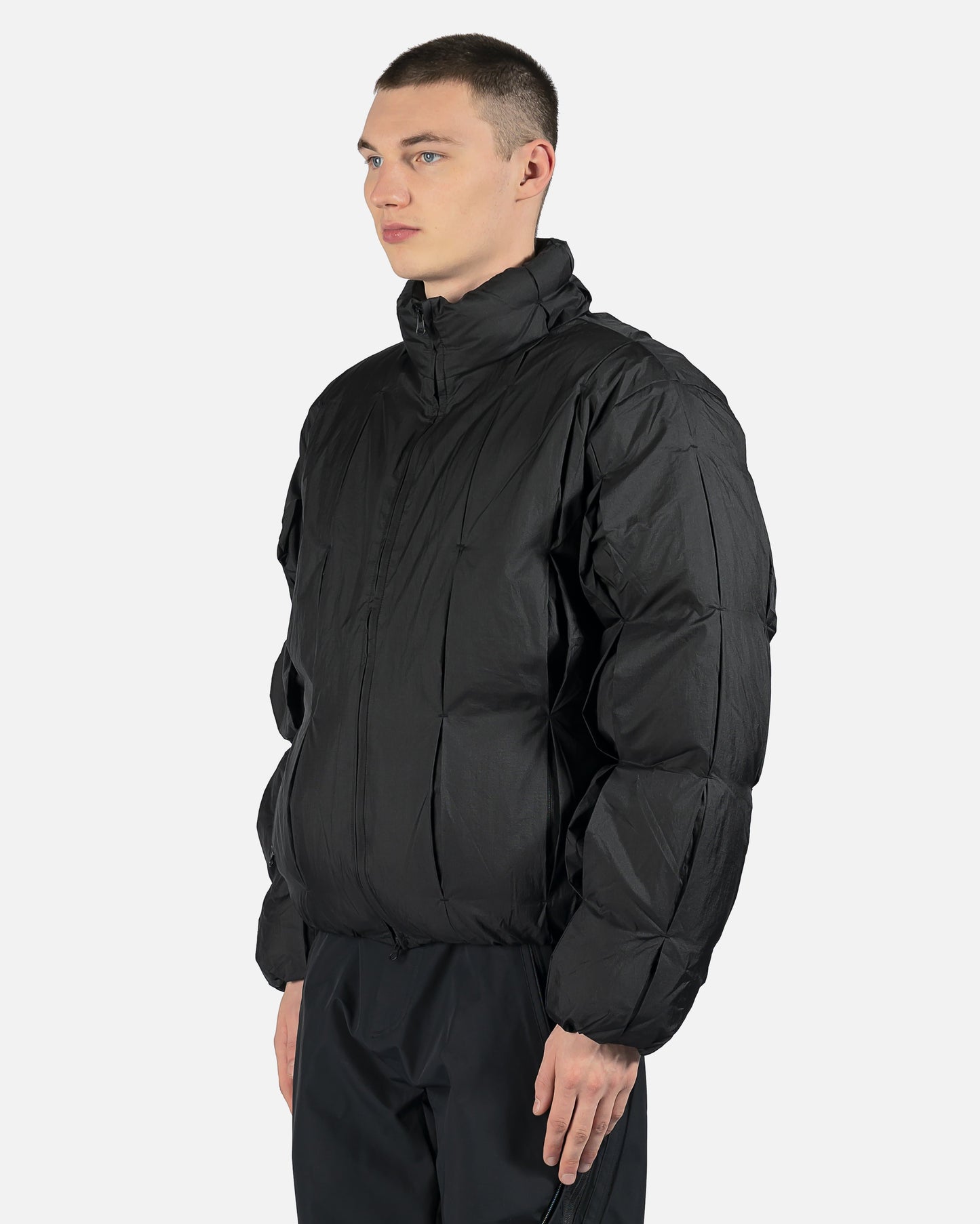 POST ARCHIVE FACTION (P.A.F) Men's Jackets 4.0+ Down Center Puffer Jacket in Black