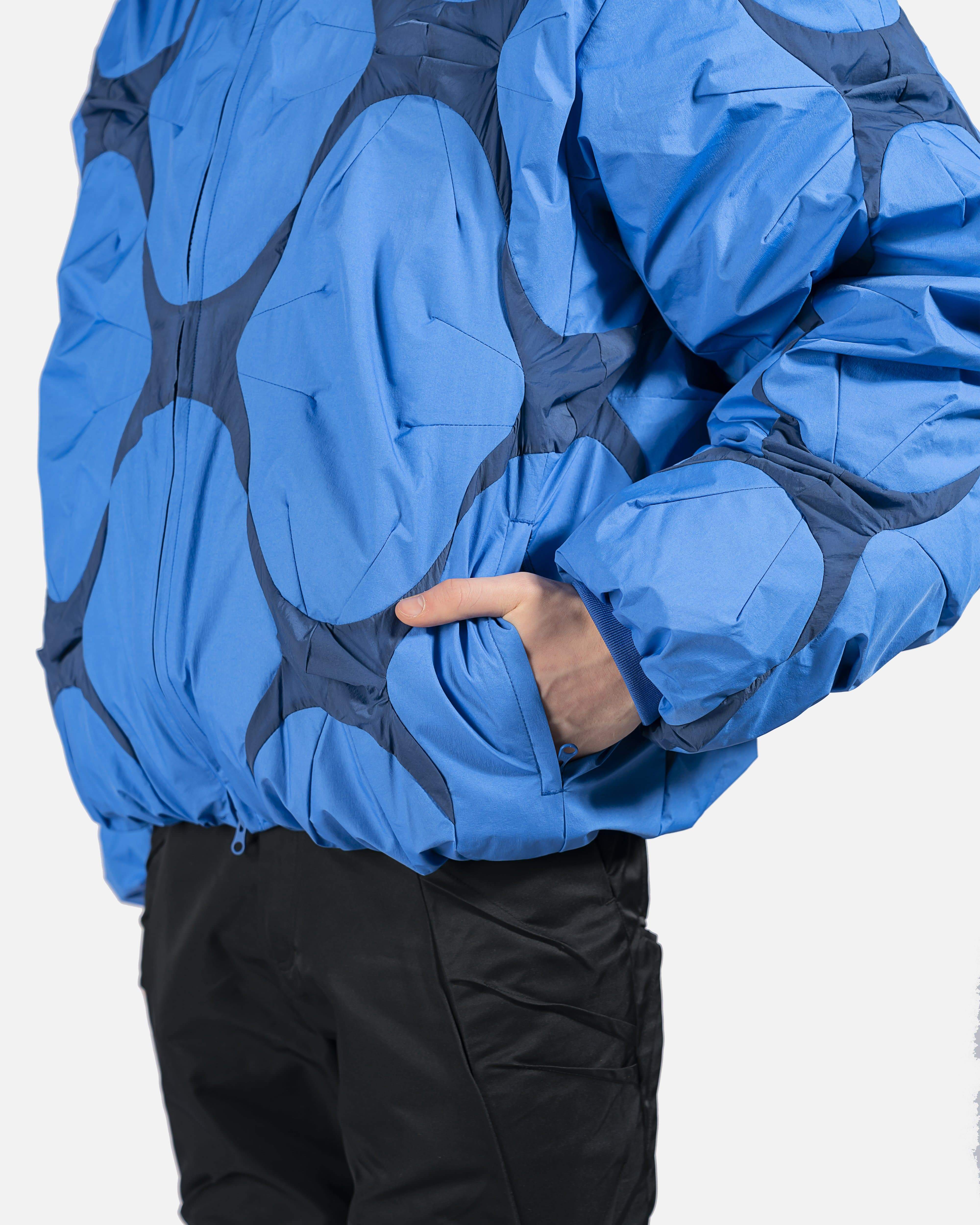 4.0+ Down Left Puffer Jacket in Blue – SVRN 4.0+ Down Left Puffer Jacket in Blue – SVRN