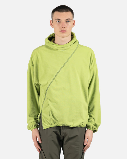 POST ARCHIVE FACTION (P.A.F) Men's Sweatshirts 4.0+ Hoodie Center in Neon Green