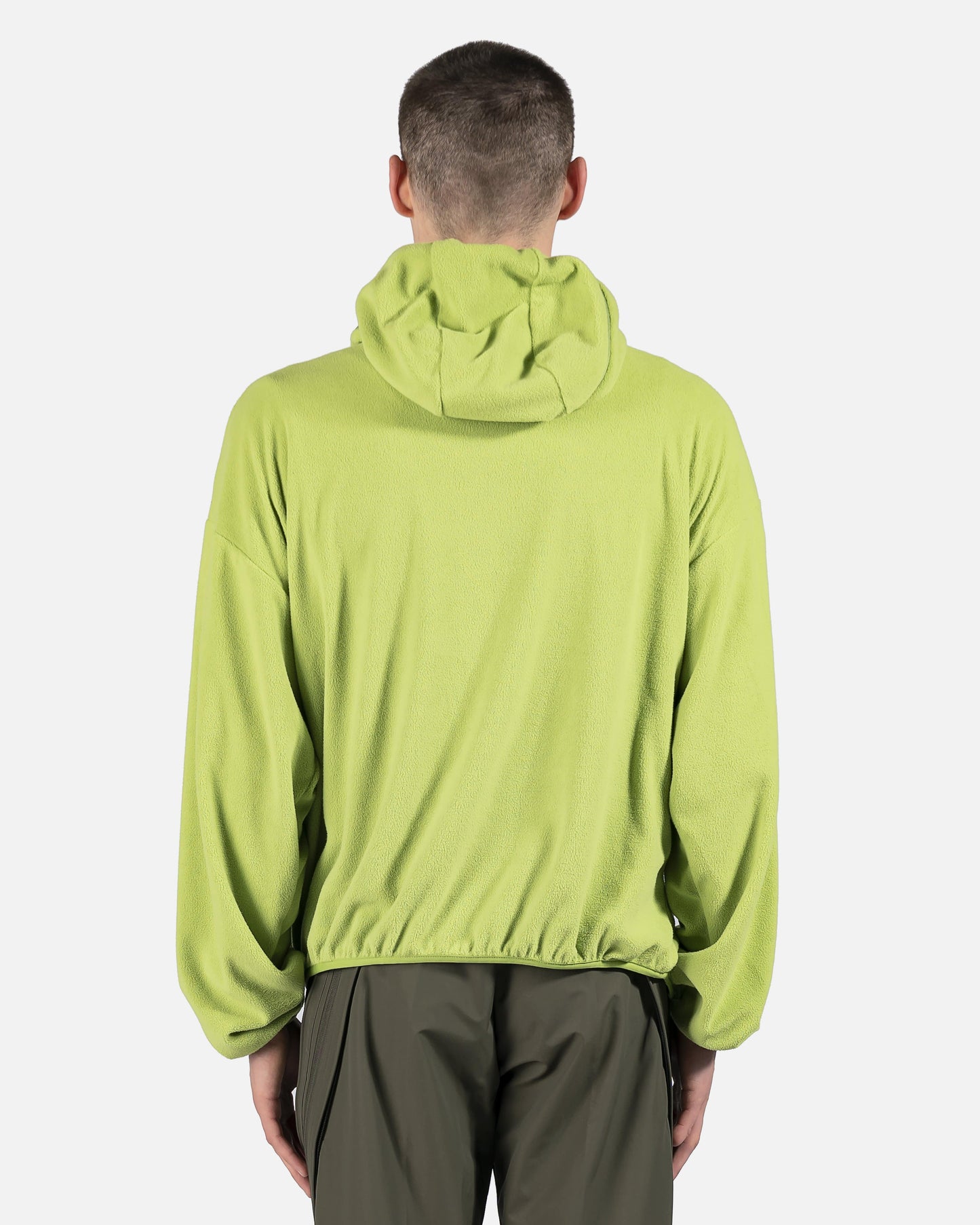 POST ARCHIVE FACTION (P.A.F) Men's Sweatshirts 4.0+ Hoodie Center in Neon Green