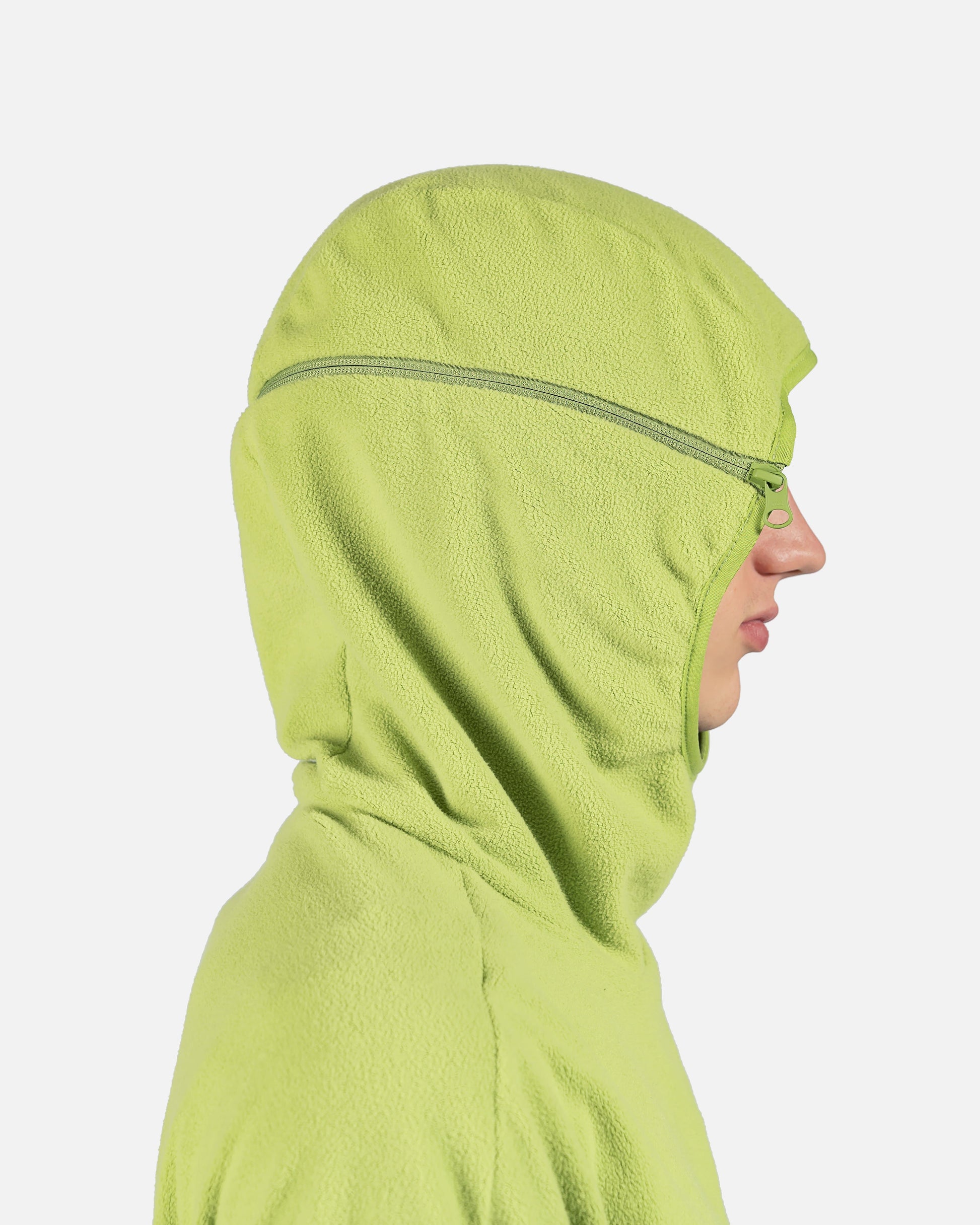 POST ARCHIVE FACTION (P.A.F) Men's Sweatshirts 4.0+ Hoodie Center in Neon Green