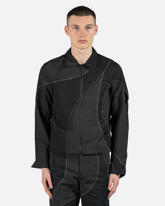 POST ARCHIVE FACTION (P.A.F) Men's Jackets 4.0+ Jacket Center in Black