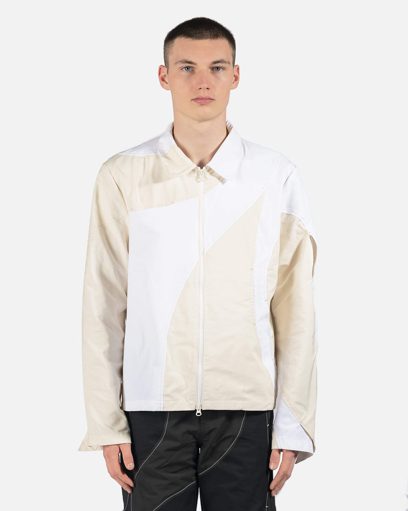 POST ARCHIVE FACTION (P.A.F) Men's Jackets 4.0+ Jacket Center in Ivory