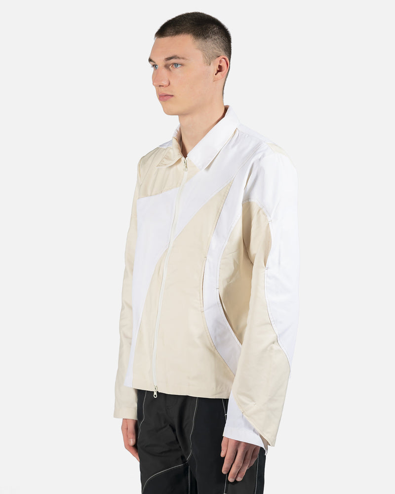 POST ARCHIVE FACTION (P.A.F) Men's Jackets 4.0+ Jacket Center in Ivory