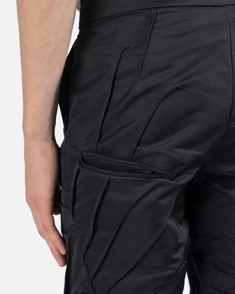 POST ARCHIVE FACTION (P.A.F) Men's Pants 4.0+ Technical Pants Left in Black