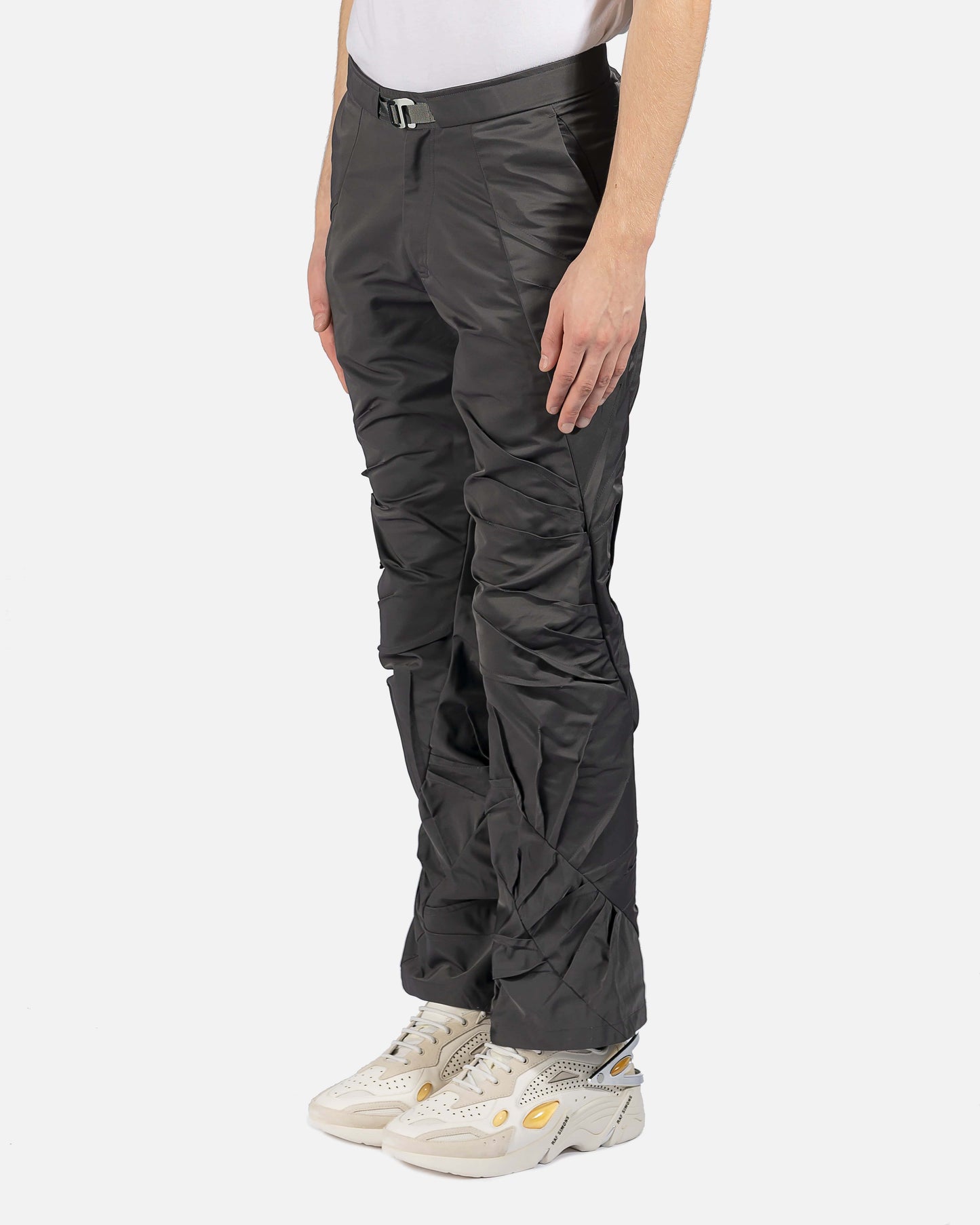 POST ARCHIVE FACTION (P.A.F) Men's Pants 4.0+ Technical Pants Left in Charcoal