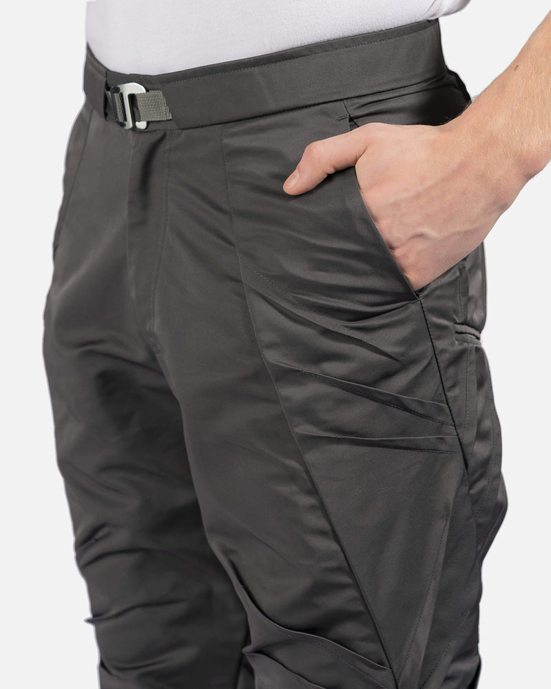 POST ARCHIVE FACTION (P.A.F) Men's Pants 4.0+ Technical Pants Left in Charcoal