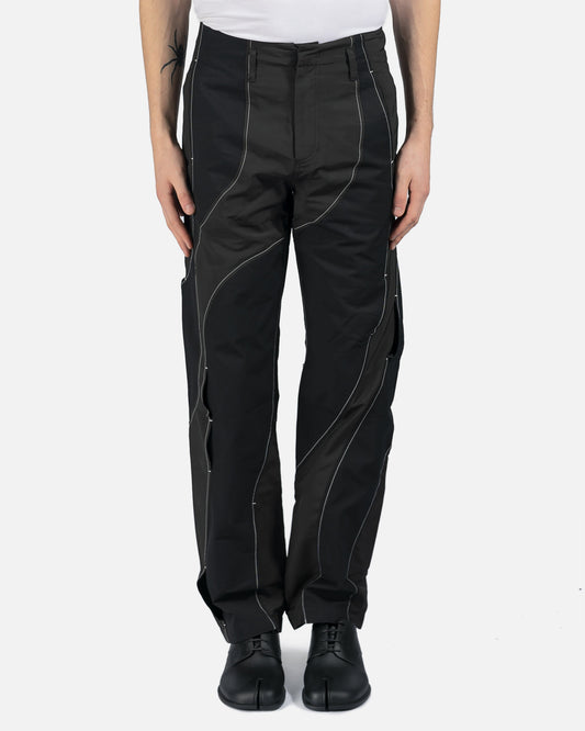 POST ARCHIVE FACTION (P.A.F) Men's Pants 4.0+ Trousers Center in Black