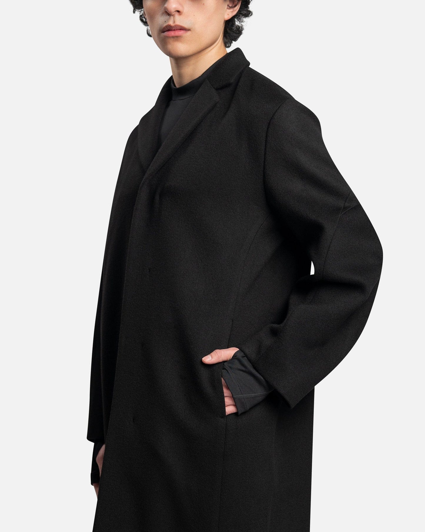 POST ARCHIVE FACTION (P.A.F) Men's Coat 5.0 Coat Right in Black