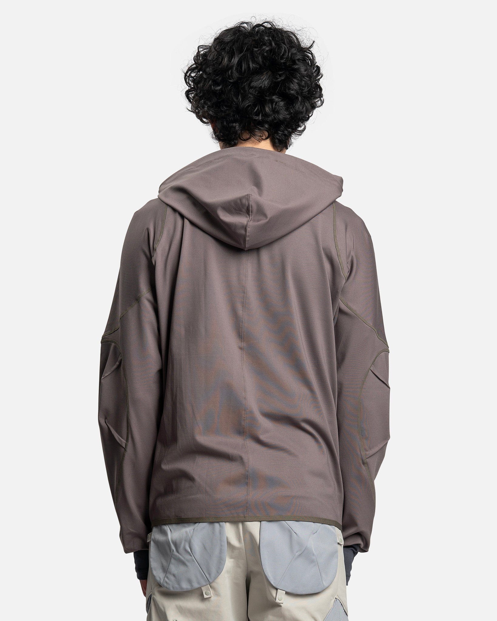 POST ARCHIVE FACTION (P.A.F) Men's Sweatshirts 5.0 Hoodie Right in Olive Green