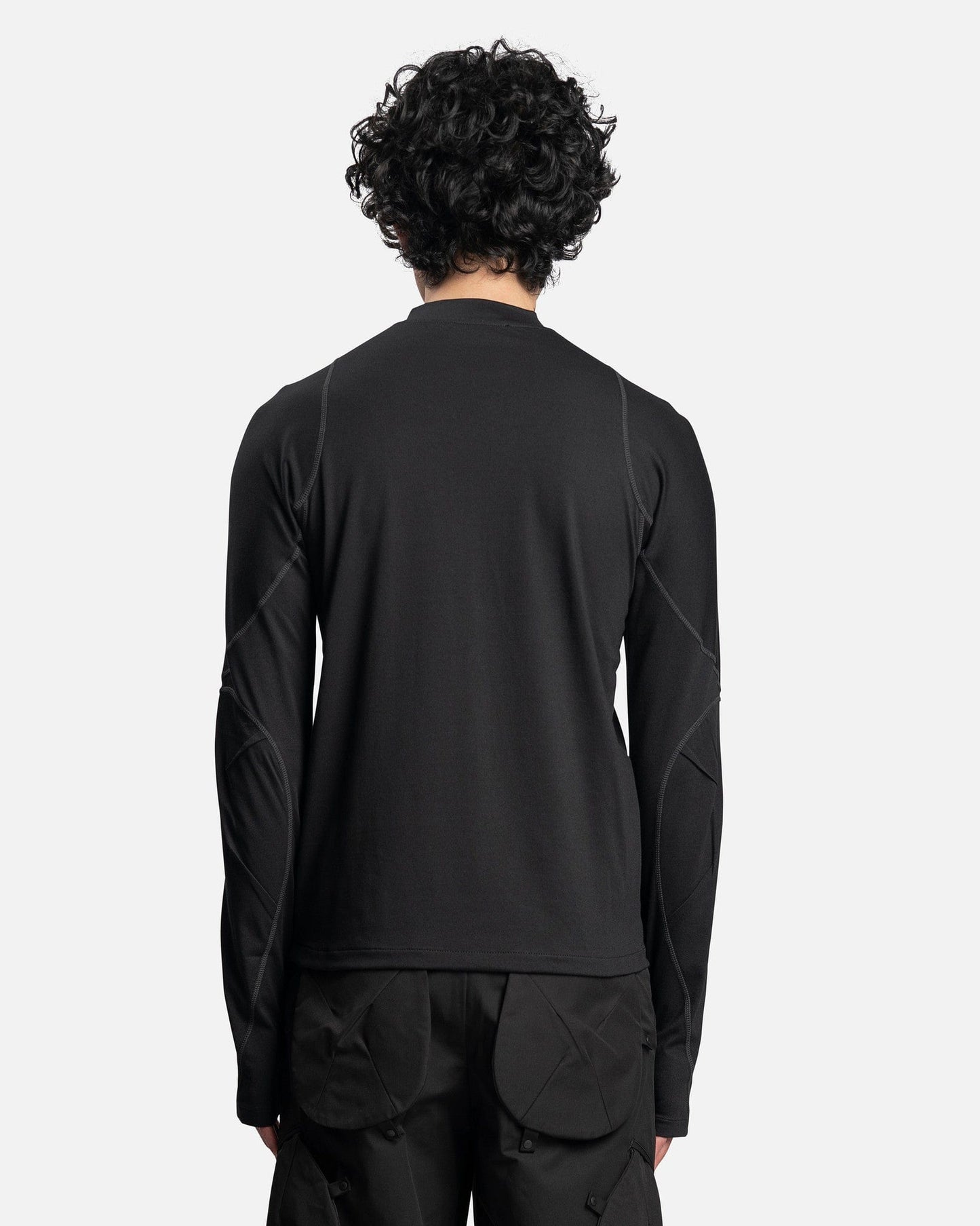 POST ARCHIVE FACTION (P.A.F) Men's T-Shirts 5.0 Long Sleeve Right T-Shirt in Black
