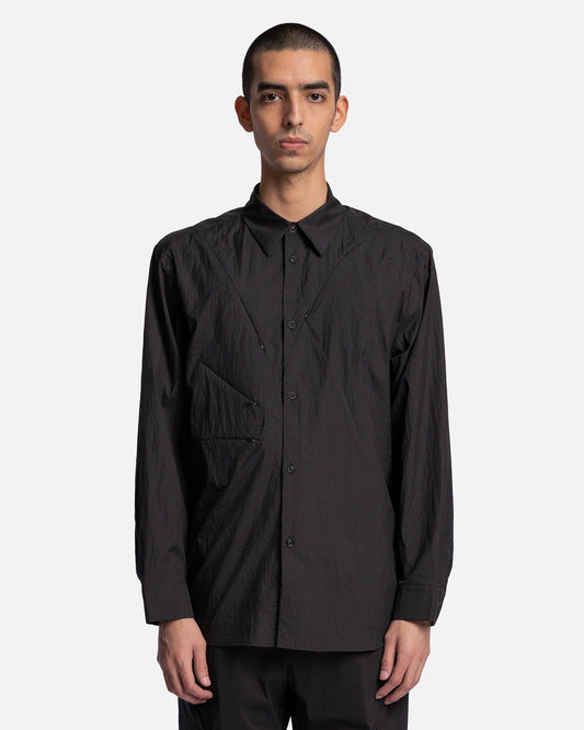 POST ARCHIVE FACTION (P.A.F) Men's Shirts 5.0+ Shirt Center in Black