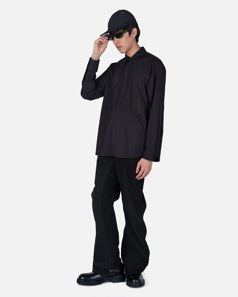 POST ARCHIVE FACTION (P.A.F) Men's Shirts 5.0 Shirt Right in Black