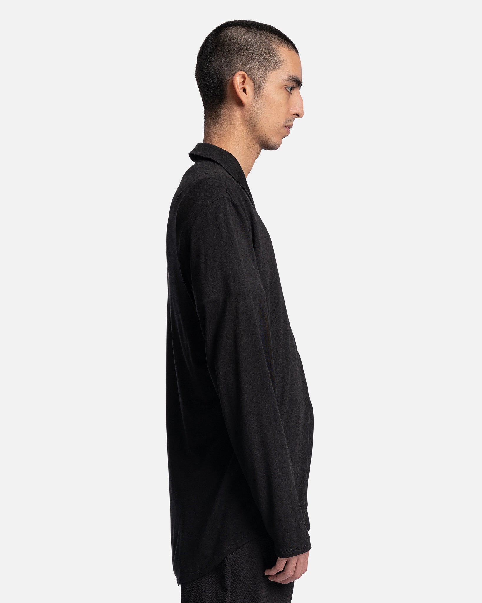 POST ARCHIVE FACTION (P.A.F) Men's Shirts 5.0+ Shirt Right in Black