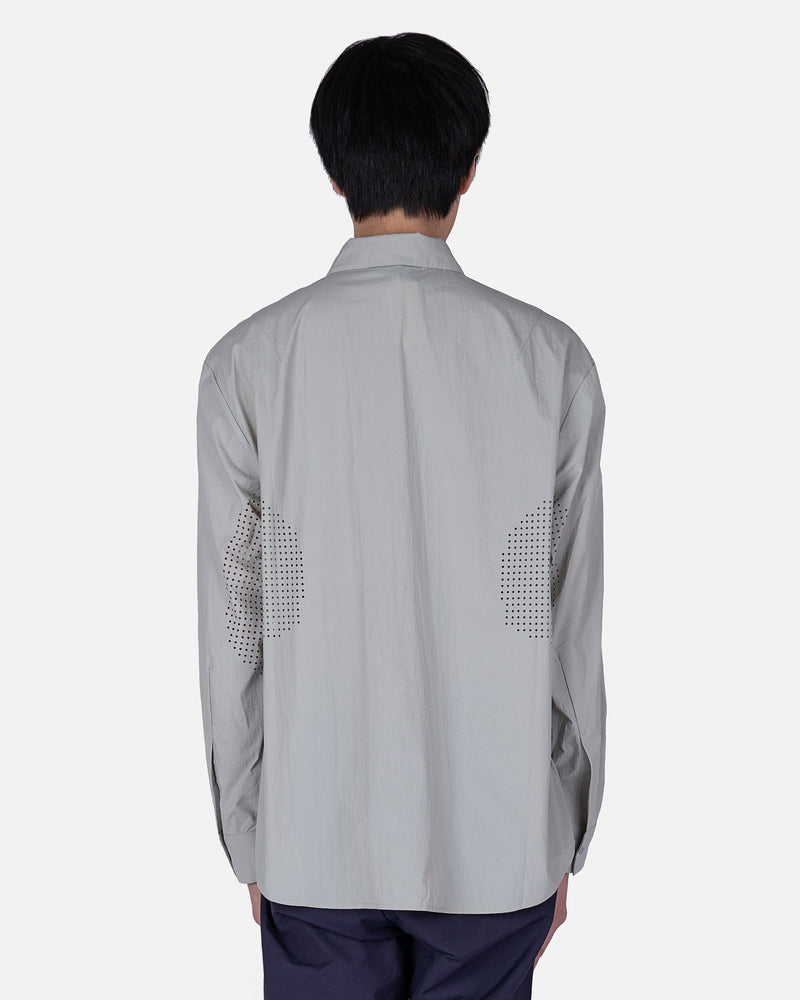 POST ARCHIVE FACTION (P.A.F) Men's Shirts 5.0 Shirt Right in Light Grey