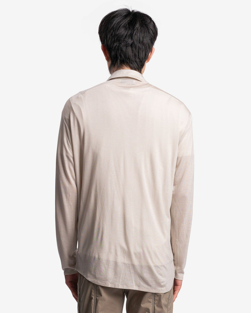 POST ARCHIVE FACTION (P.A.F) Men's Shirts 5.0+ Shirt Right in Oat