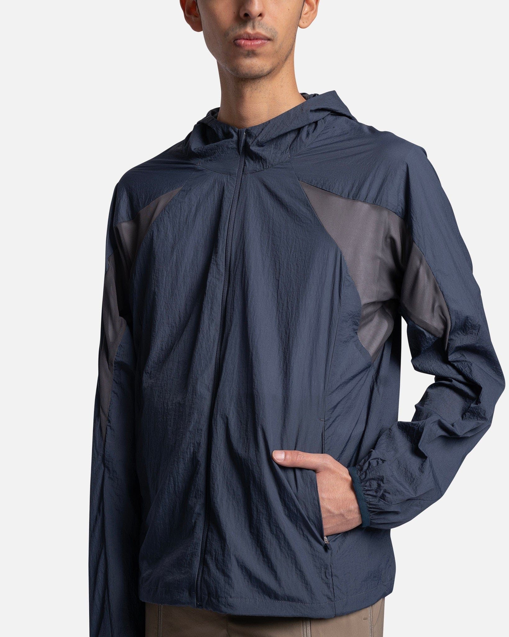 POST ARCHIVE FACTION (P.A.F) Men's Jackets 5.0+ Technical Jacket Right in Nylon/Navy