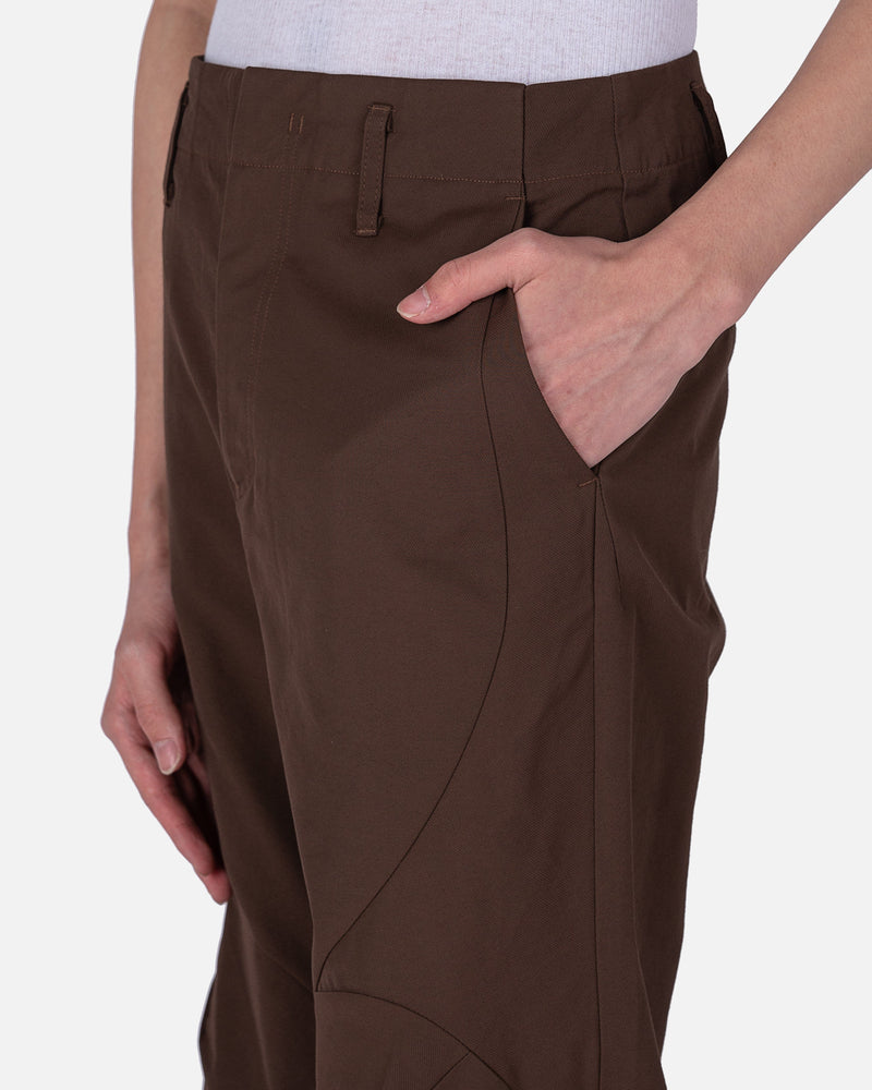 POST ARCHIVE FACTION (P.A.F) Men's Pants 5.0 Trousers Right in Brown
