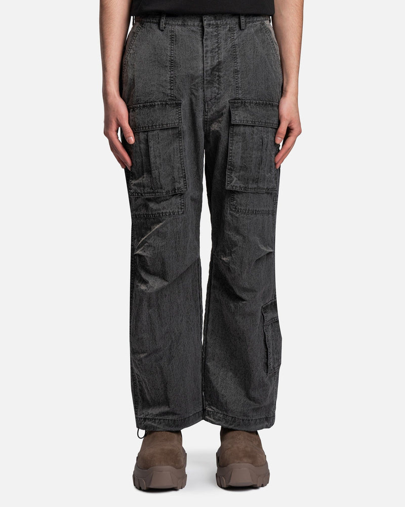 Juun.J Men's Pants 5 Pocket Cargo Pants in Grey