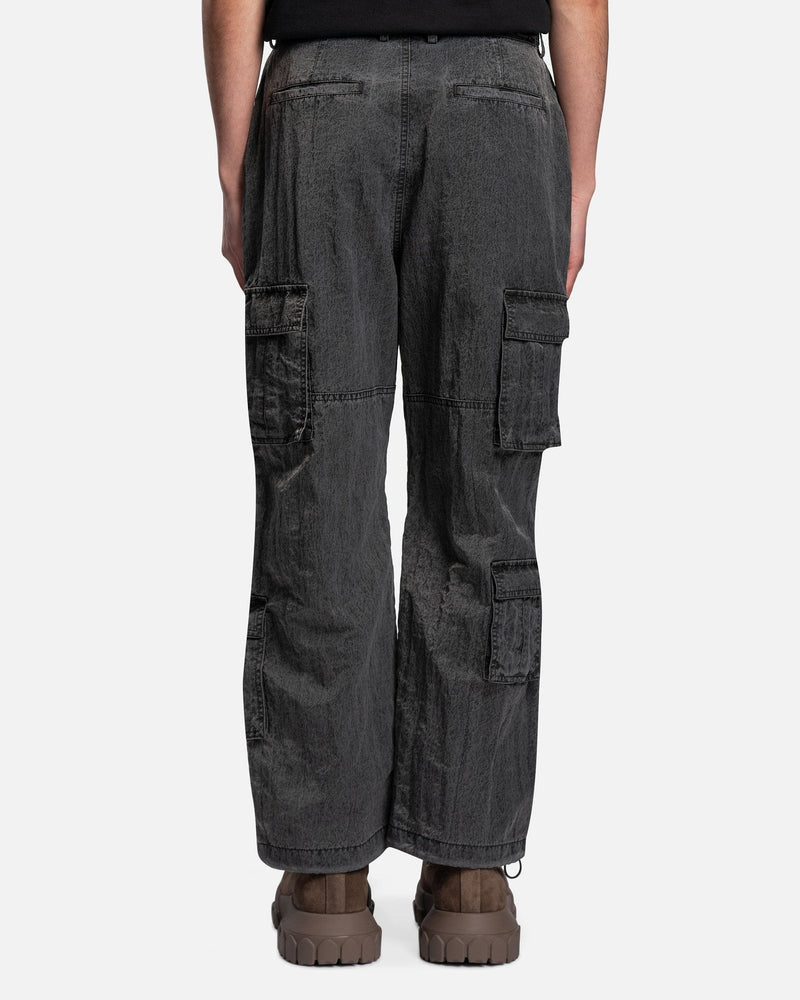 Juun.J Men's Pants 5 Pocket Cargo Pants in Grey