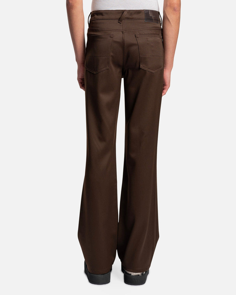 Our Legacy Men's Pants 70s Cut in Brown Exquisite Wool