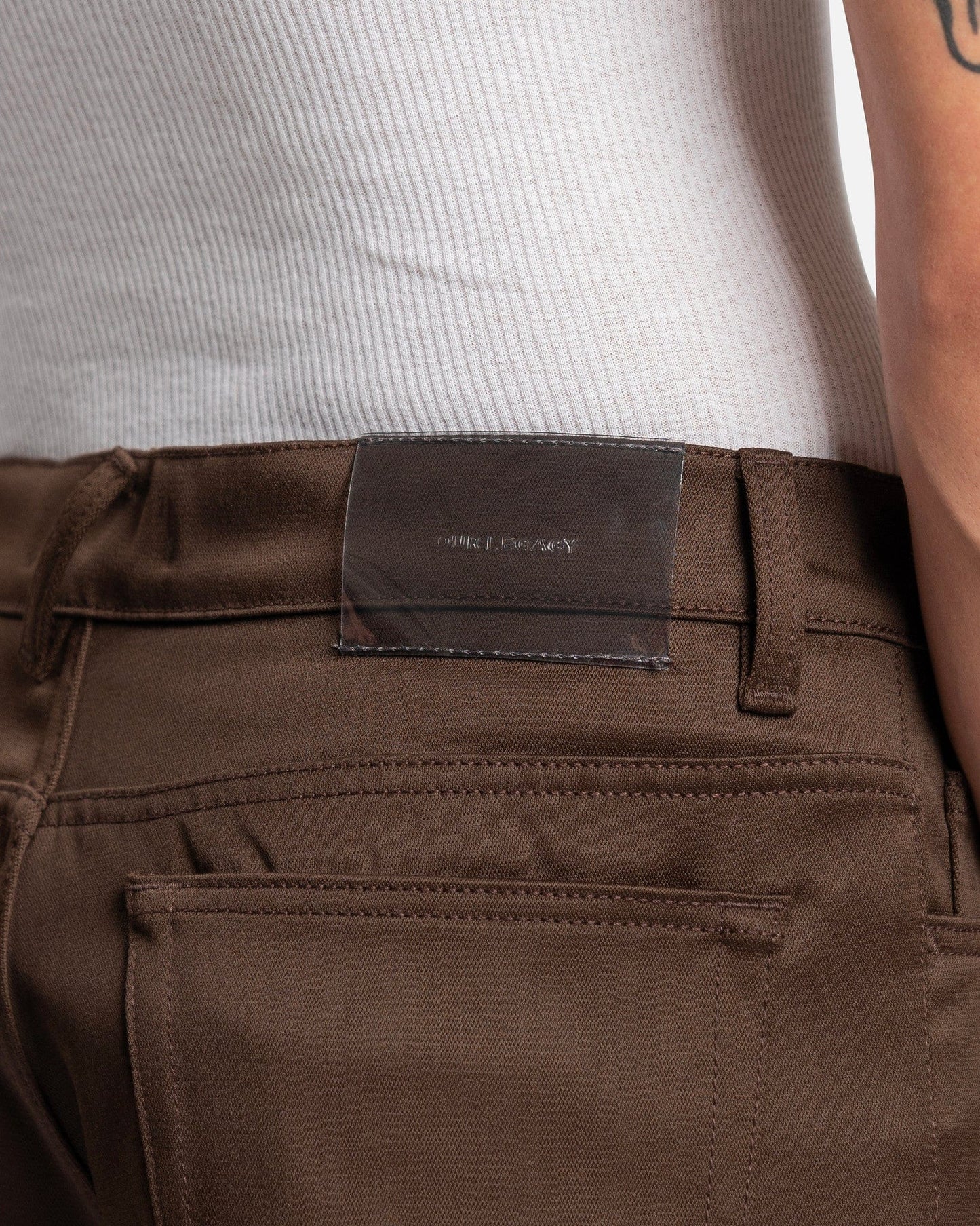 Our Legacy Men's Pants 70s Cut in Brown Exquisite Wool