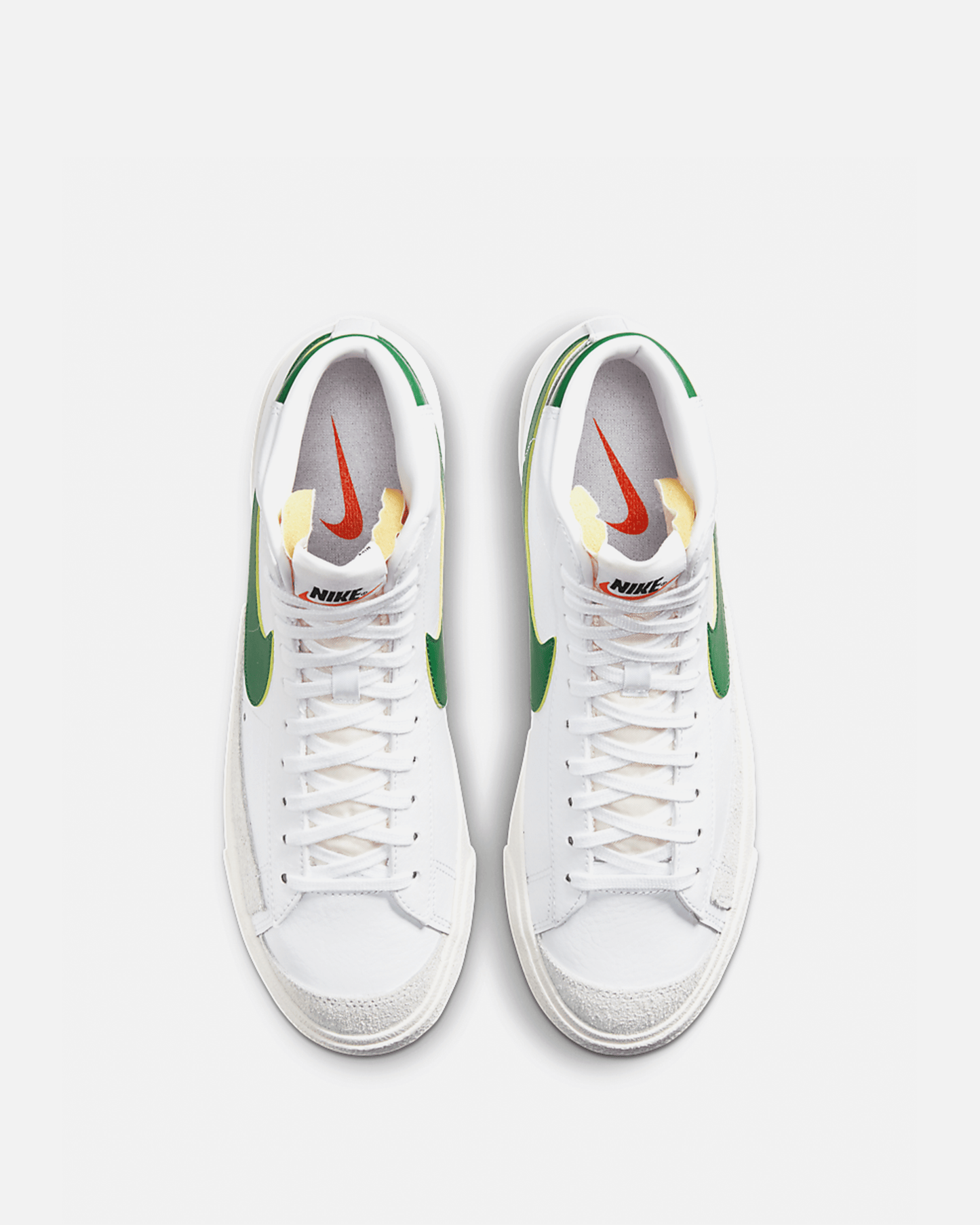 Nike Men's Sneakers Blazer Mid '77 Vintage in White/Green