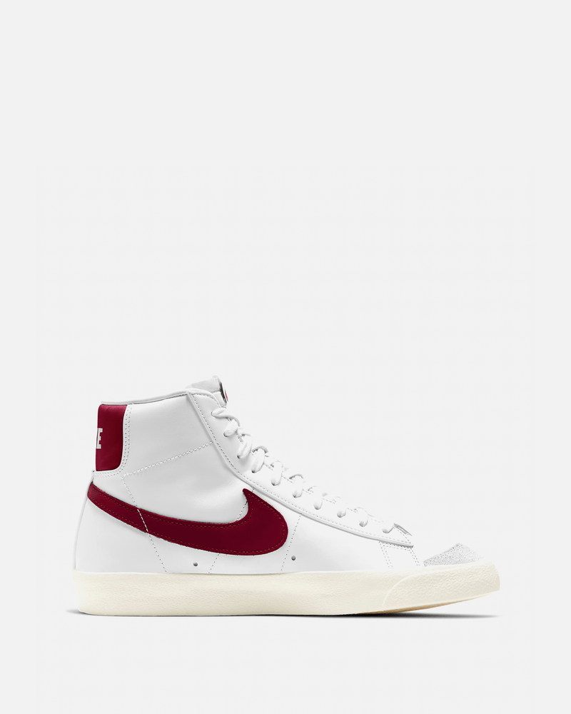 Nike Men's Sneakers Blazer Mid '77 Vintage in White/Red