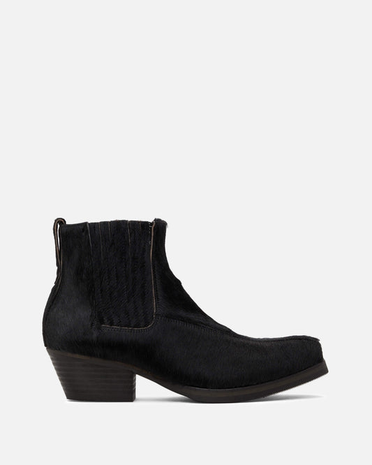 Our Legacy Women Boots Abstract Gator Boot Black Hair on Hide