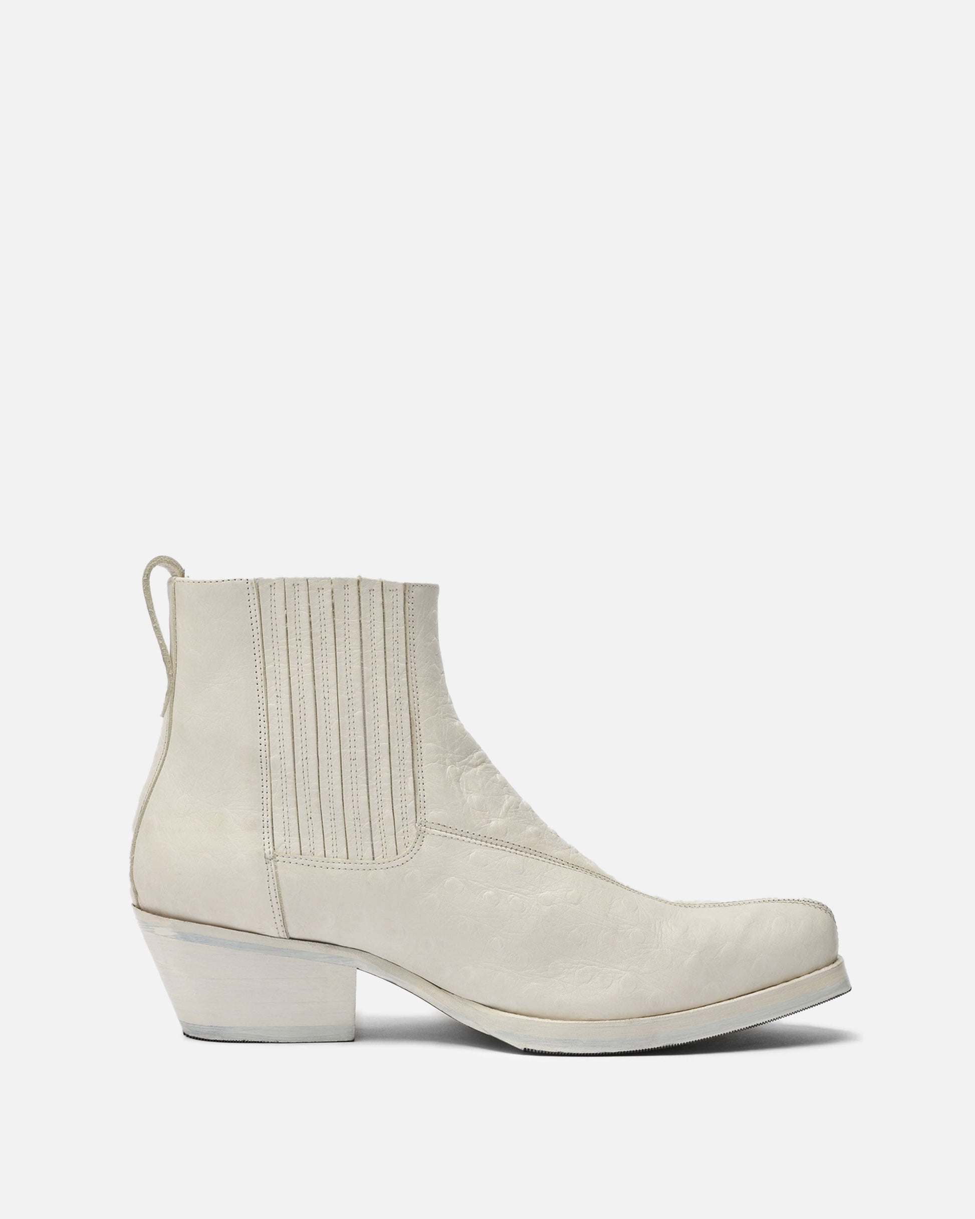 Our Legacy Women Boots Abstract Gator Boot in White
