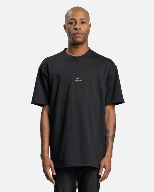 Nike Men's T-Shirts ACG Logo T-Shirt in Black