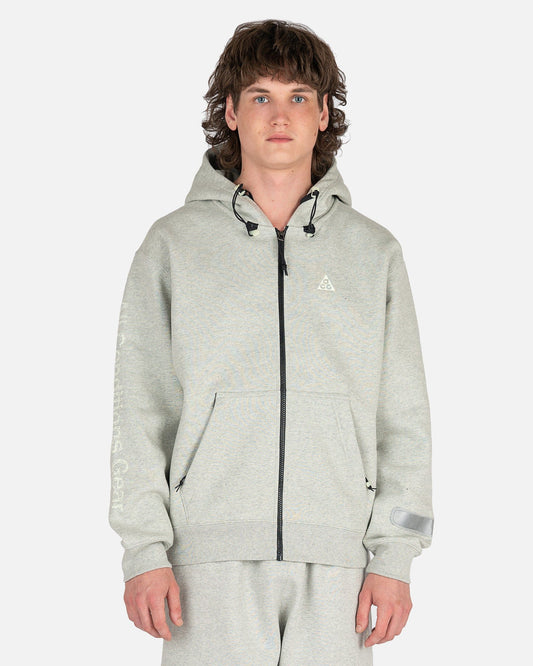 Nike Men's Sweatshirts ACG Therma-Fit Airora Fleece Hoodie in Grey
