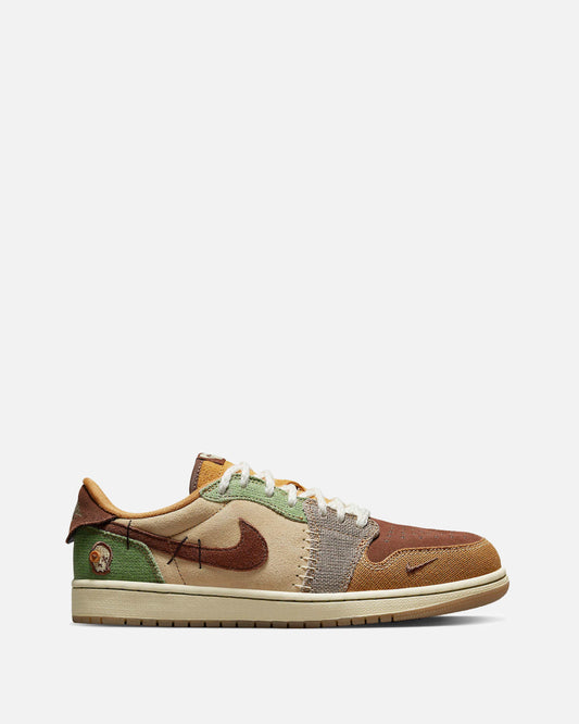 JORDAN Men's Sneakers Air Jordan 1 Low 'Flax and Oil Green'