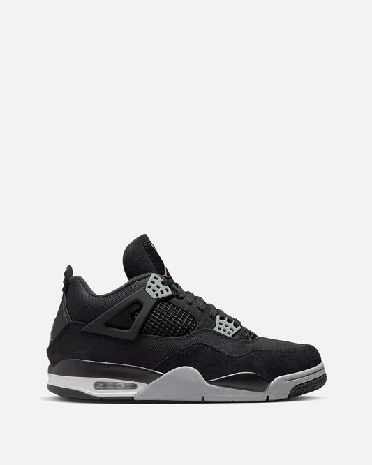 JORDAN Men's Sneakers Air Jordan 4 'Black Canvas'
